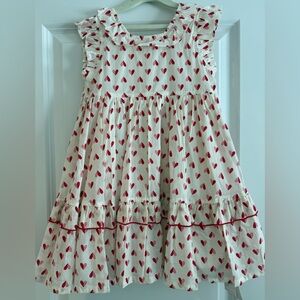 Pink Chicken NWT “Paper Hearts” Dress